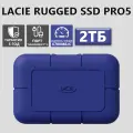 LACIE Rugged SSD Pro5 2TB, External SSD, Thunderbolt 5, speeds 6700/5300MB/s Интерфейс Thunderbolt 5 (STNA2000400)