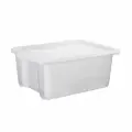 Ящик хозяйственный Berossi 14 л, 42.8х31.5х17.5 см, с крышкой, прозрачный, Porter