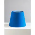 Абажур для настольной лампы и светильника Кобальт, лён, конус, 17 см