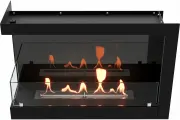 Биокамин Firelight BFP-P700LC, угловой, встраиваемый, чёрный, 70х46,5х25 см