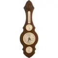 Метеостанция настенная 4 в 1 (часы, барометр, гигрометр, термометр) Вестфолл (массив дуба)