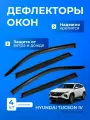 Дефлекторы окон HYUNDAI TUCSON IV (2021-) кроссовер