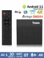 Приставка для цифрового ТВ Tanix X4, Android 11, 4/32 ГБ, черный