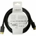 Кабель HDMI Inakustik White Ultra High Speed, позолоченные контакты, черный, 2 м