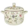 Кастрюля Ejiry Provence Цветы 20 см, 4.3 л, с крышкой, с покрытием, сталь, молочная (EJ-PVR-20DWN)