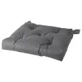 Подушка на стул 3 шт, серый, 40/35x38x7 см. Икеа Малинда, Ikea Malinda