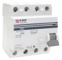 УЗО ВД1-100 4P 32А/30мА электронное EKF
