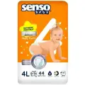 Подгузники-трусики Senso Simple 4L maxi 9-14кг 44шт
