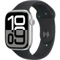 Умные часы Apple Watch Series 10 (GPS) 46mm Sport Band, Silver Aluminium Case, Global Подходит для окружности запястья XL