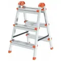 Стремянка Perilla стальная ярус двухсторонняя 3-х ступенчатая (122403)