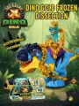 Treasure X Dino Gold Frozen T-Rex Dissection / детские игрушки Тираннозавр рекс, с куклами и аксессуарами, подходит для детей от 5 лет и старше