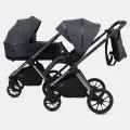 Коляска 2-в-1 RANT FALCON Therm RA110 Graphite (графит) Бестселлер с термолюлькой!