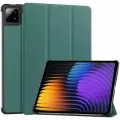 Умный чехол для Xiaomi Pad 7 / Pad 7 Pro / Ксиаоми Пад 7 2024 года, 11.2 дюйма, темно-зеленый