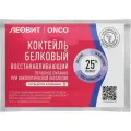 ЛЕОВИТ ONCO коктейль белковый восстанавливающий, сухая смесь, 200 мл, 20 г, клубника, 20 шт.