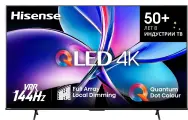 Hisense 55E7Q PRO Телевизор 55 QLED UHD 144 Hz VIDAA U8.5 черный