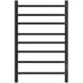 Полотенцесушитель электрический Point Сатурн PN90858B П8 500x800 диммер справа, черный