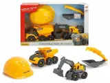 Набор техники Dickie Toys Construction Volvo (3729013), 26 см, желтый/серый