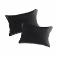 Наволочки (2шт) MORФEUS (морфеус) - Charcoal Night (черный) - 70х70 - сатин