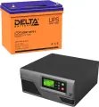 Интерактивный ИБП Ecovolt SMART 312 в комплекте с аккумулятором Delta DTM 1275 L 12V 300Вт/75А*Ч