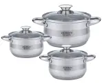 Набор посуды ZEIDAN Z-50632 6 предметов, серебристый