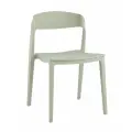 Стул Moris, пластик серо-зеленый