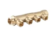 PROFACTOR Коллектор латунный в/н 3/4 х 4 вых 1/2нар PF MF 262.4