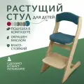 Растущий стул ДВИЖЕНИЕ - ЖИЗНЬ, фанера, регулируемая высота и спинка, для школьника, с подушками