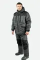 Зимний рыболовный костюм SEVER /taslan /FANTOM FORCE/цвет Grey/Black/170-176/56-58