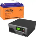 Интерактивный ИБП Ecovolt SMART 312 в комплекте с аккумулятором Delta DTM 12100 L 12V 300Вт/100 А*ч