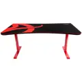 Стол геймерский Arozzi Arena, металл, МДФ, красный