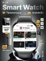 Умные смарт-часы HW Watch X Call, Android, 5G, камера 180º, Wi-Fi, полноценный браузер