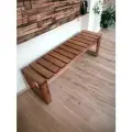 Лавка садовая деревянная из хвойных пород, мокко (147х45х40 см)