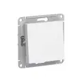 Переключатель одноклавишный (прохлодной) Systeme Electric (Schneider Electric) AtlasDesign, белый ATN000161 - 4 шт.