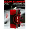 Детский хоккейный баул на колесах BAUER 24-974, черный/красный п. э.