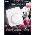 Чехол Fujifilm Instax Mini 12 White, быстрый доступ, искусственная кожа