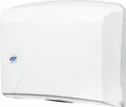 Диспенсер для бумажных полотенец Luscan Professional, пластиковый корпус, 22.5x27.5x9.5 см, белый