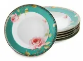 Набор из 6 суповых тарелок Роза (Milano Rose Pavone) JK-228 113-451921