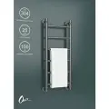 Полотенцесушитель Водяной Onix, модель Classic Grafit 300x800 Лесенка с нижним подключением, Графит, полный комплект