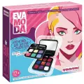 Набор детской косметики для девочек квадрат Eva Moda beauty box Bondibon подарочный бьюти бокс с декоративной косметикой для макияжа подросткам, 15 оттенков