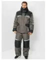 Костюм тактический мужской зимний Huntsman Полюс V-2 для охоты, рыбалки, туризма ветровлагозащитный, ткань Cell, цвет хаки (р.52-54/182-188)