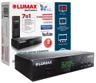 Эфирная приставка Lumax DV3205HD (T2+C, металл. корпус, дисплей, кнопки, WiFi, IPTV, Megogo, Dolby)