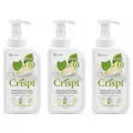 Grass Пенка для мытья посуды Crispi с соком груши и экстрактом базилика, 550 мл, 3 шт
