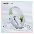 VGN Наушники беспроводные с микрофоном, Bluetooth, USB, белый