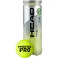Мячи для игры в падел HEAD PADEL PRO (3 мяча в банке)