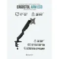Кронштейн для монитора Ergostol Arm Eco, подставка под монитор 17-32 дюймов до 9 кг, настольный, черный