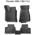 Автомобильные коврики ЭВА с бортами для Chrysler 300с I (04-11г.) задний привод. ЕВА соты от SUPERVIP для Крайслер 300c 1 (04-11г.). Серый цвет.
