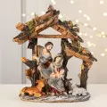 Рождественский вертеп Дева Мария убаюкивает младенца Иисуса 21 см