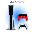 Игровая приставка Sony PlayStation 5 PRO (Digital) + дисковод + 2-й (красно-черный, techno red)