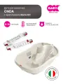 Комплект ванночка Ok Baby Onda белый 16+подставка Barre Kit