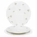 Сервиз обеденный, Kuchenland, 6 перс, 18 пр, фарфор N, белый, Винтажные цветы, La flore